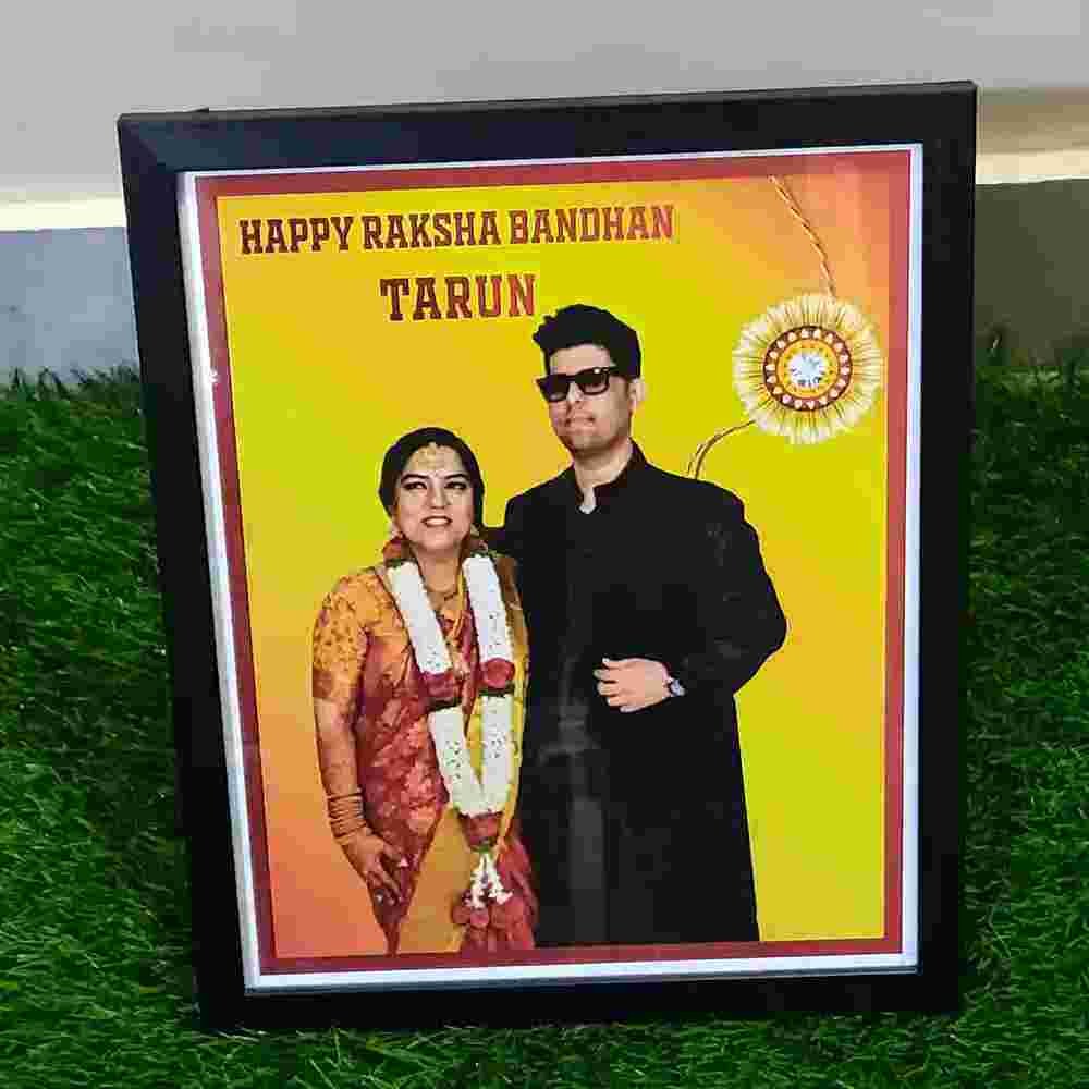Buy Personalized Sibling Photo Frame for Rakhi Gift